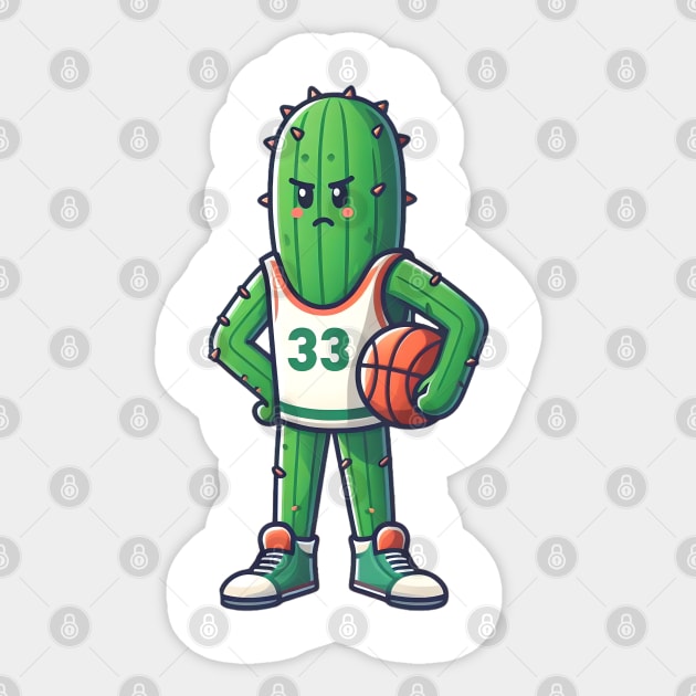 Cactus Slam Dunk Sticker by MakerMind8.2